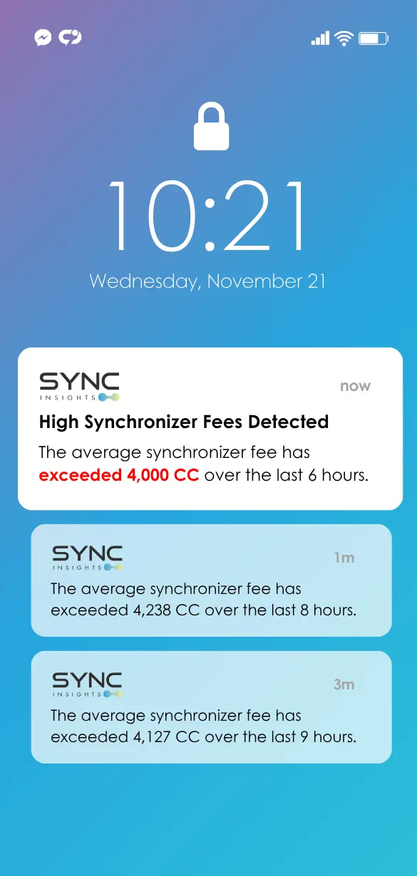 Sync Insights Alert