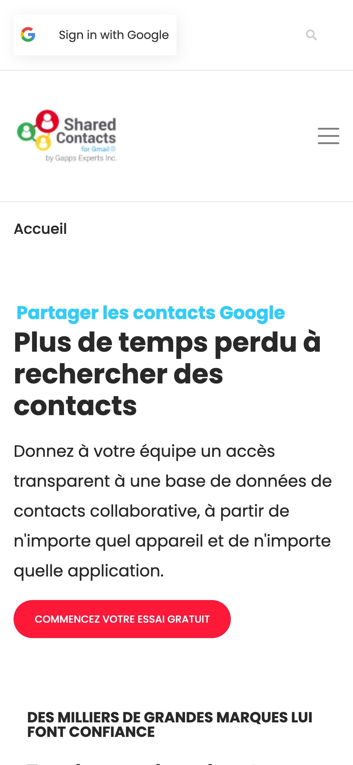 L’ancien site