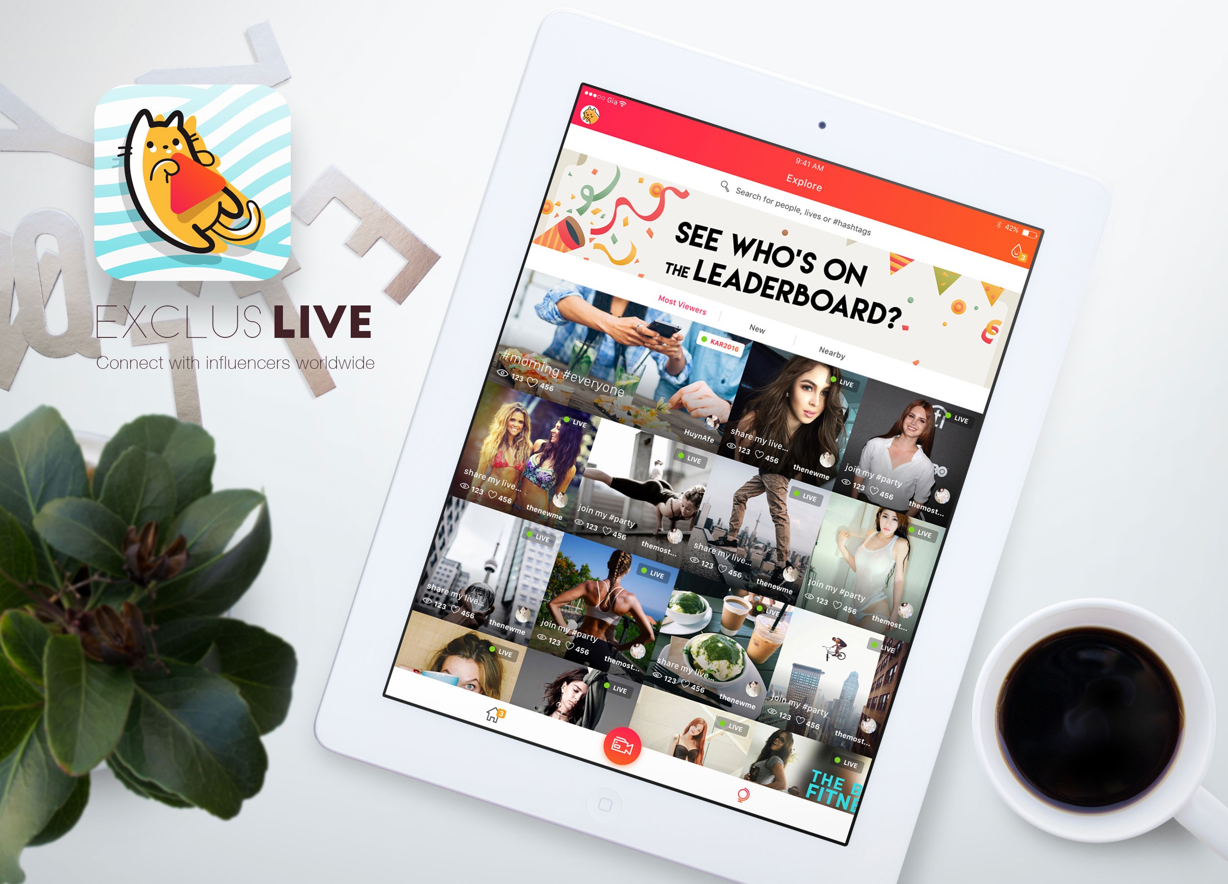 ExclusLive – Ipad