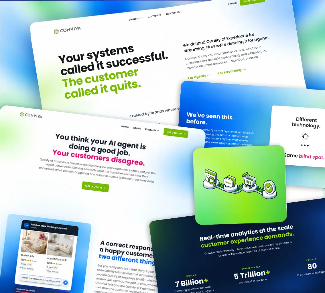 Conviva Website Redesign