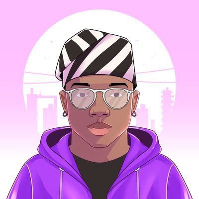 An illustrated image of a person with a traditional cap on