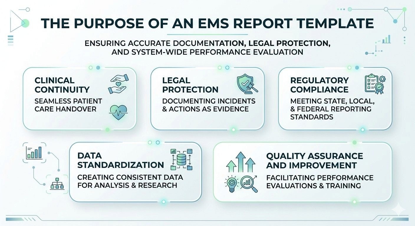 EMS Report Template Purposes