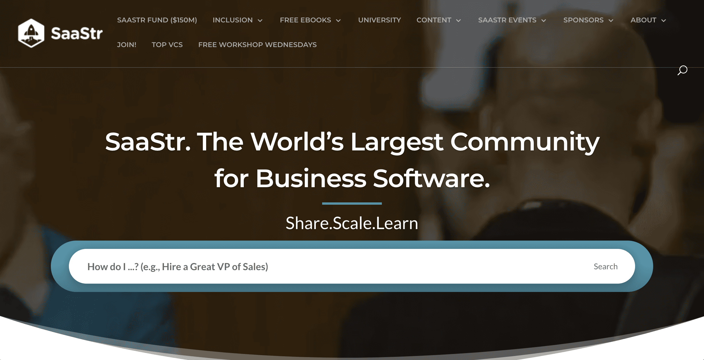 SaaStr website