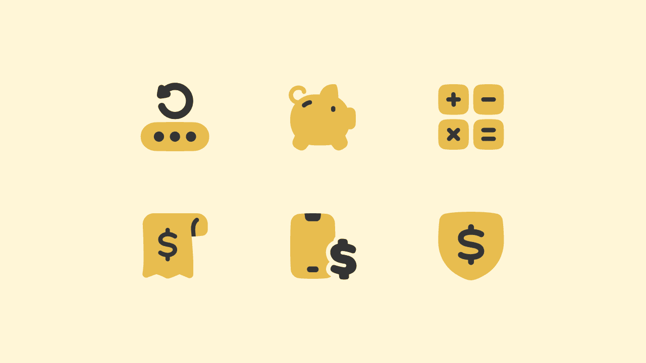 Plump Flat Finance Icon Set