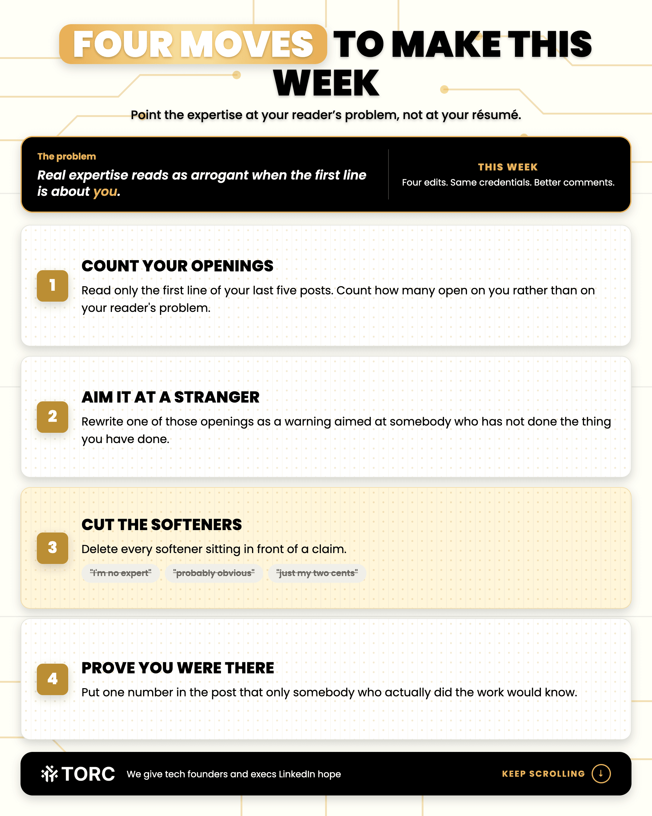 Infographic: Four moves to make this week