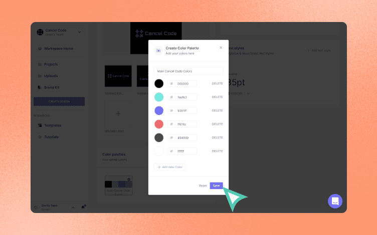 glorify-app-creating-color-palette