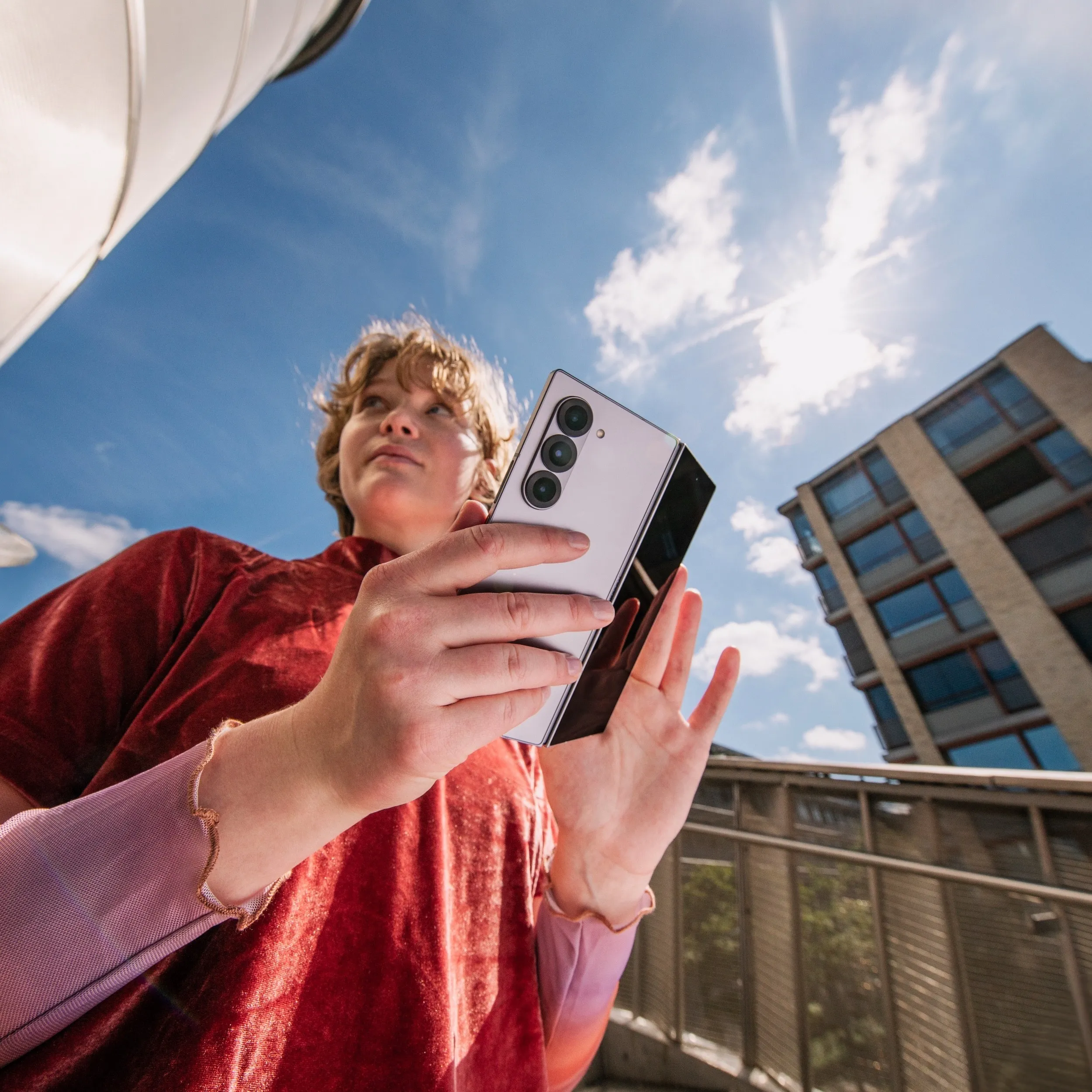 Shooting Samsung Galaxy ZFold6 with Swisscom