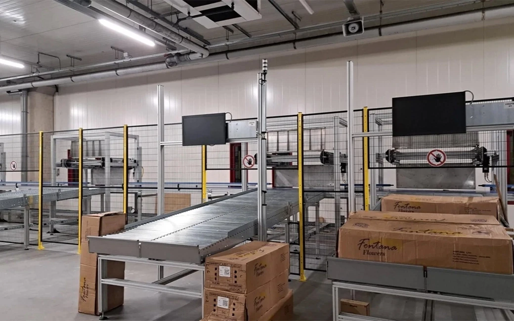 Nieuwe bloemensorteermachine bij Dockservices Aalsmeer