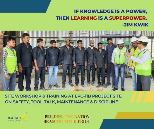 Rajpath Infracon training Facebook attachment