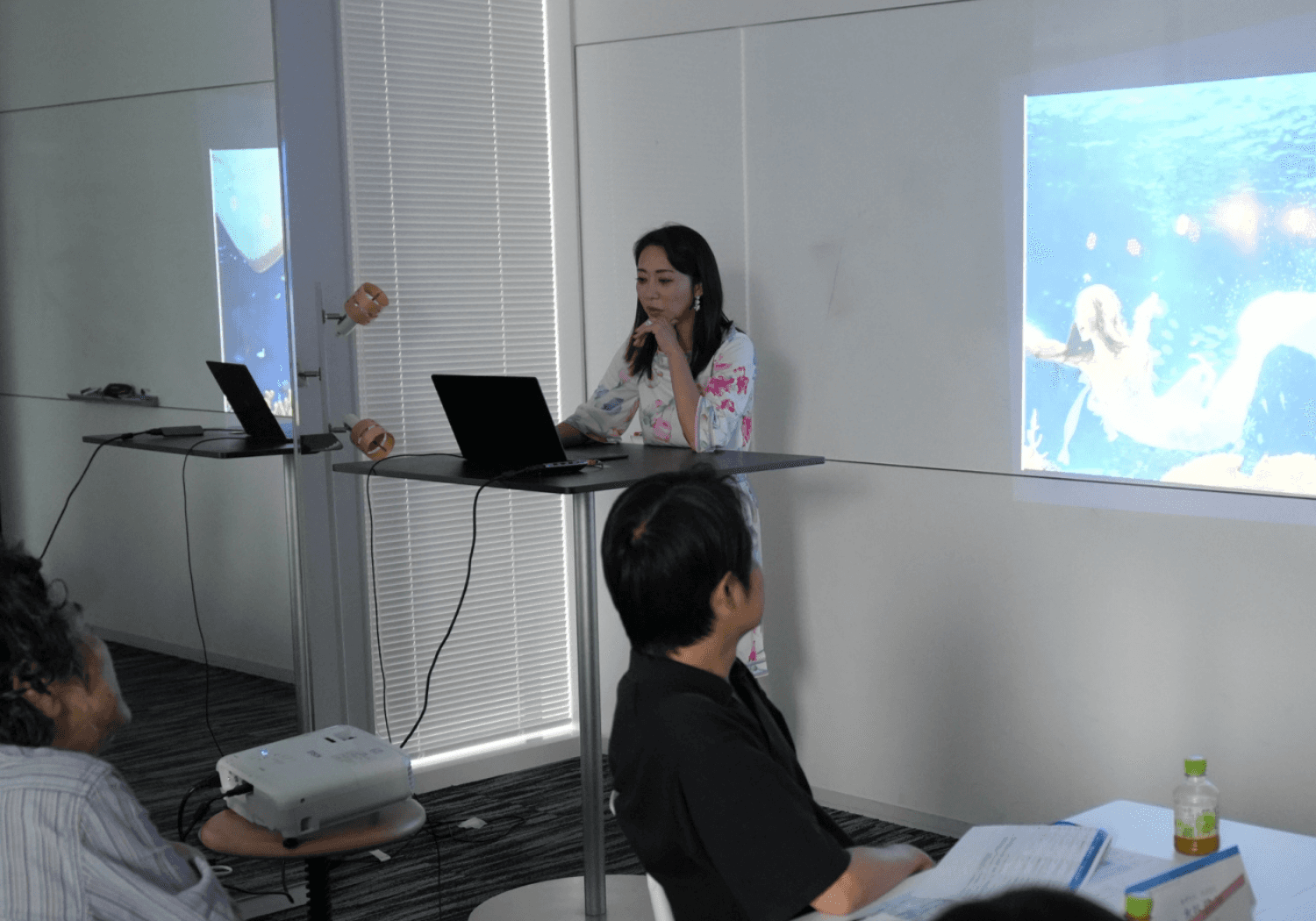 開業医向けセミナーで講演をする玉城有紀先生