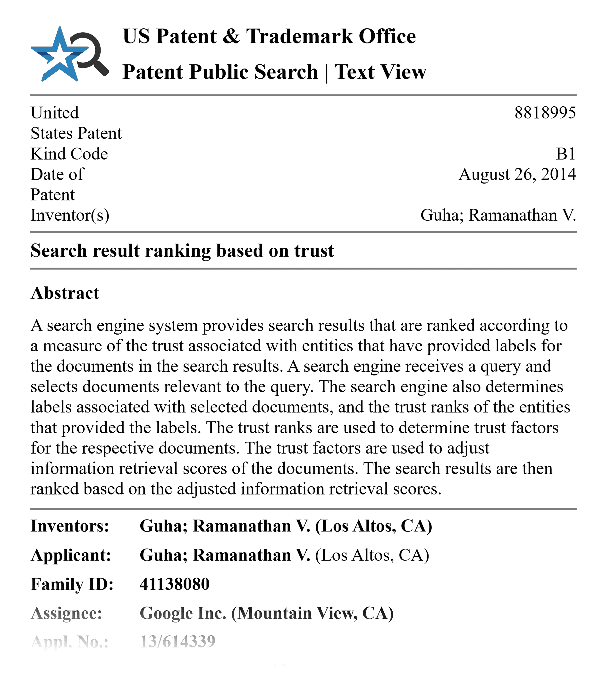 Google Patent