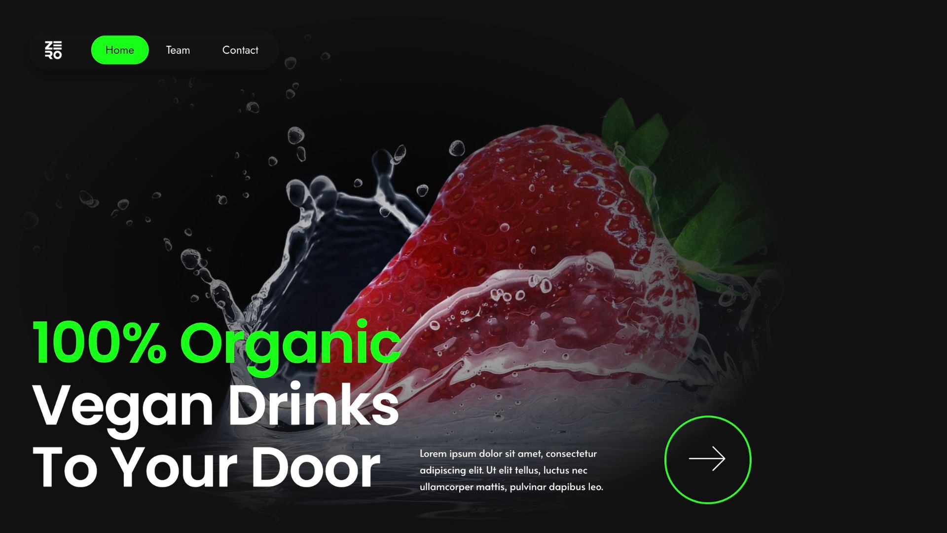 Vegan World website section
