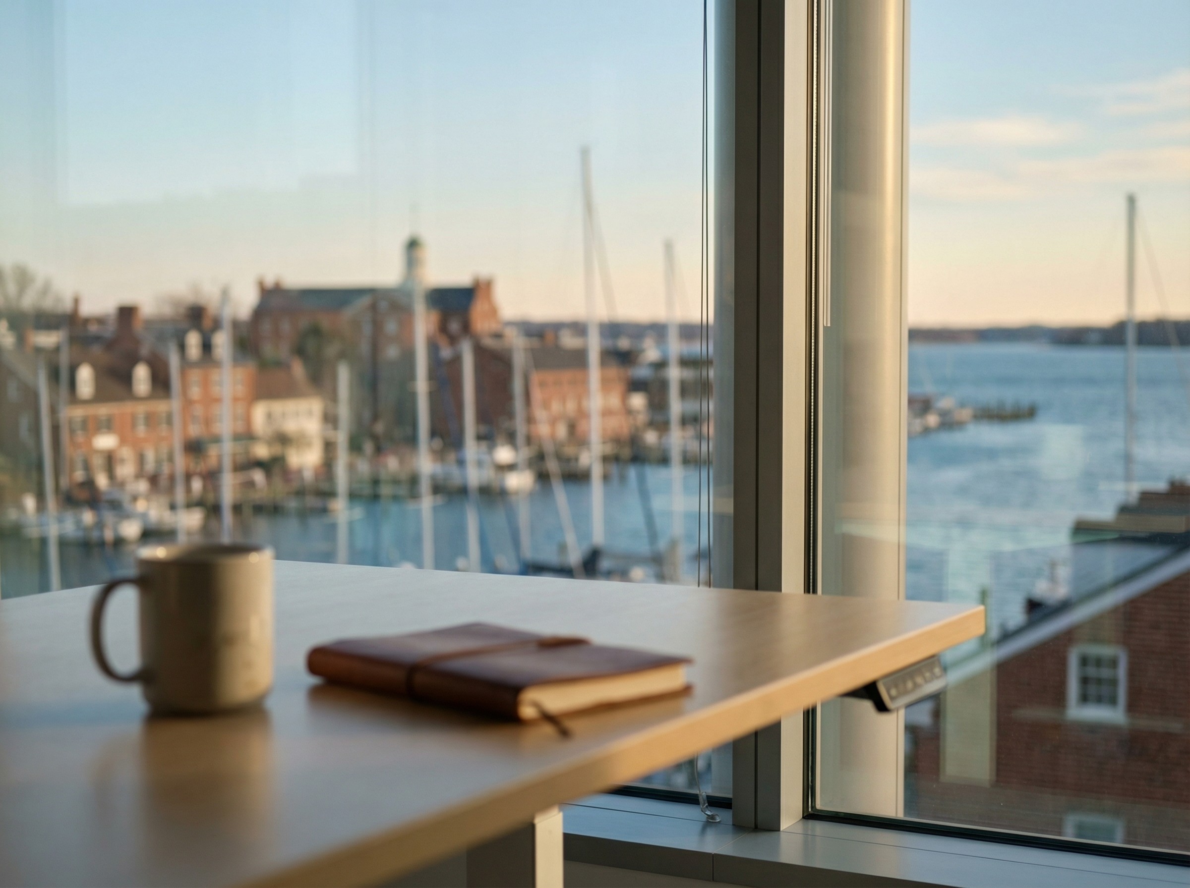 Beautiful view from Annapolis waterfront property