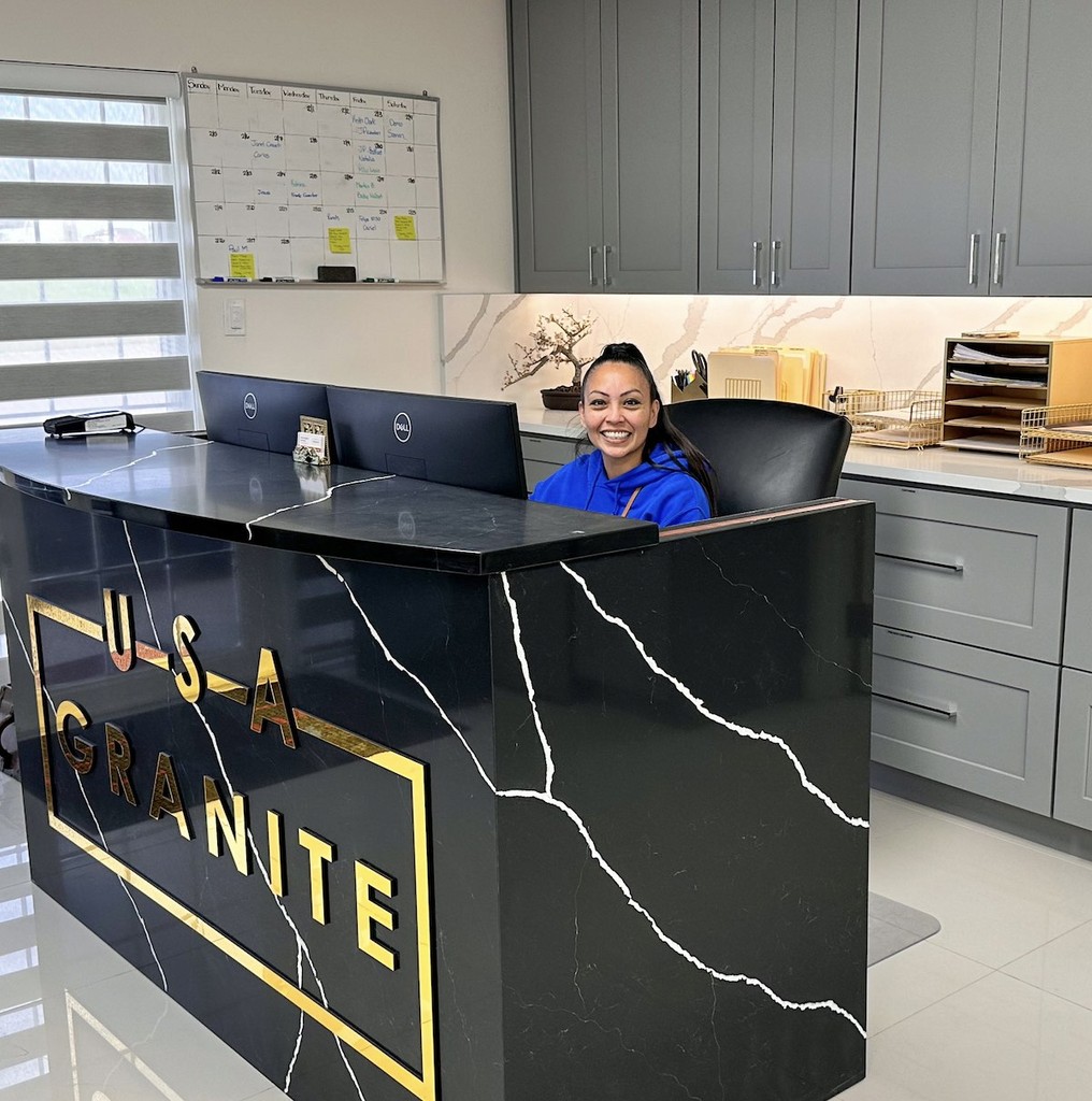 USA granite front desk