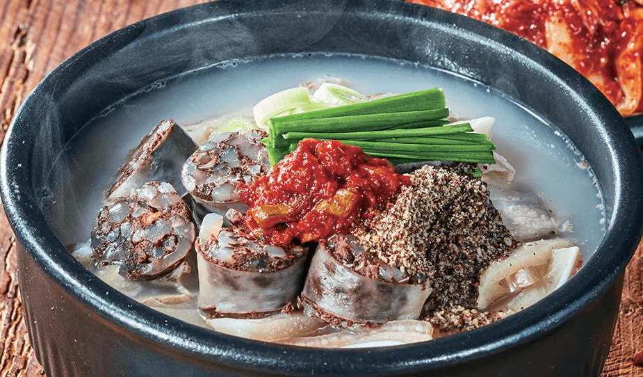 찹쌀순대국레시피전수