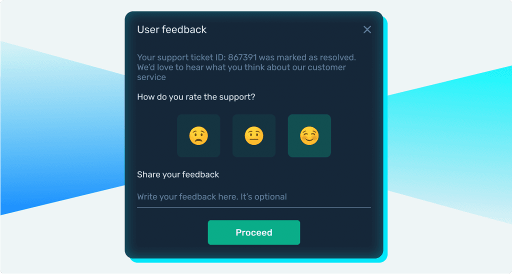 Helpdesk Feedback Module