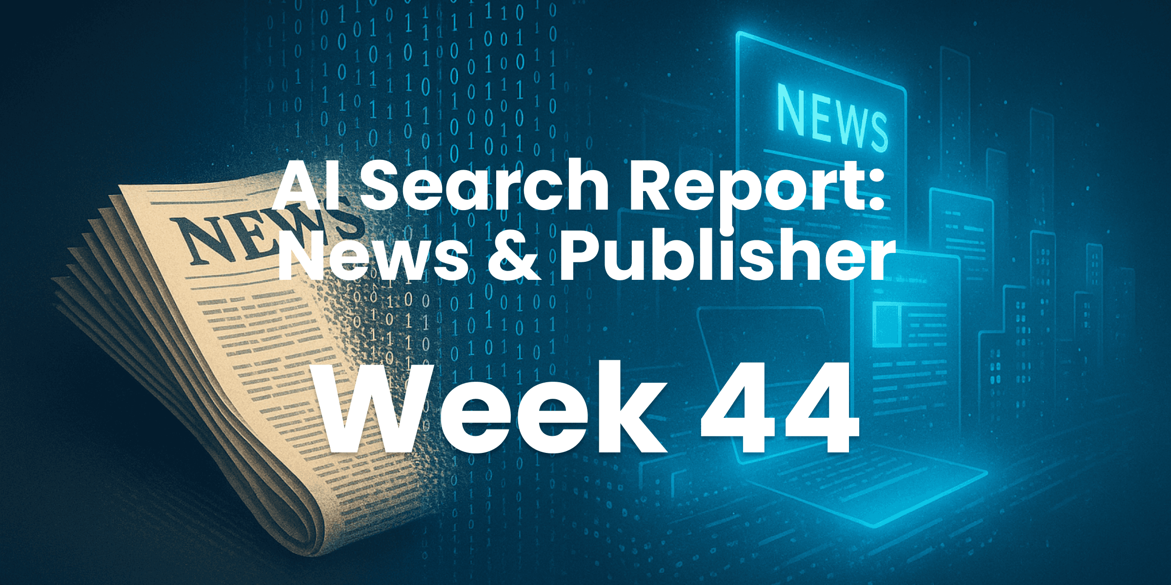 AI Search Weekly: Media and Publisher Visibility Report Week 44