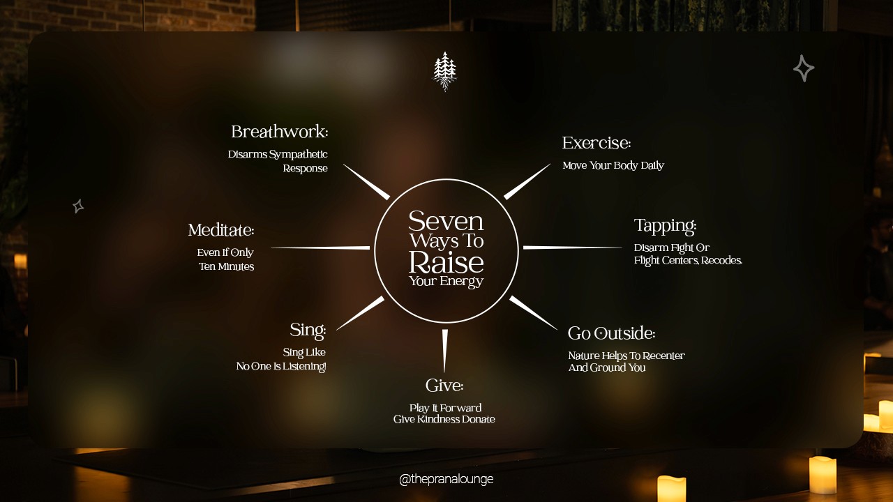 Seven ways to raise your energy