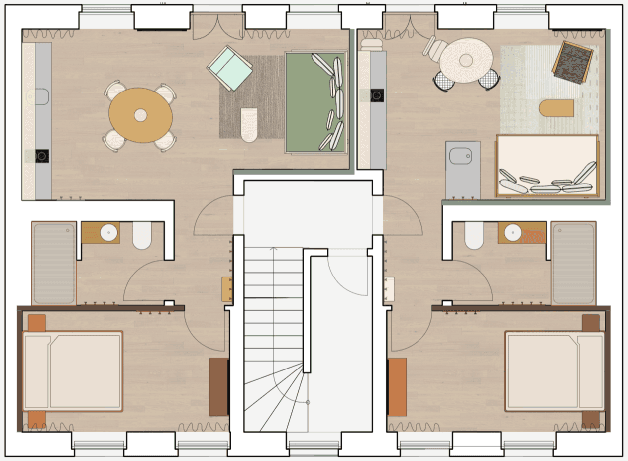 Grundriss Superior Apartment