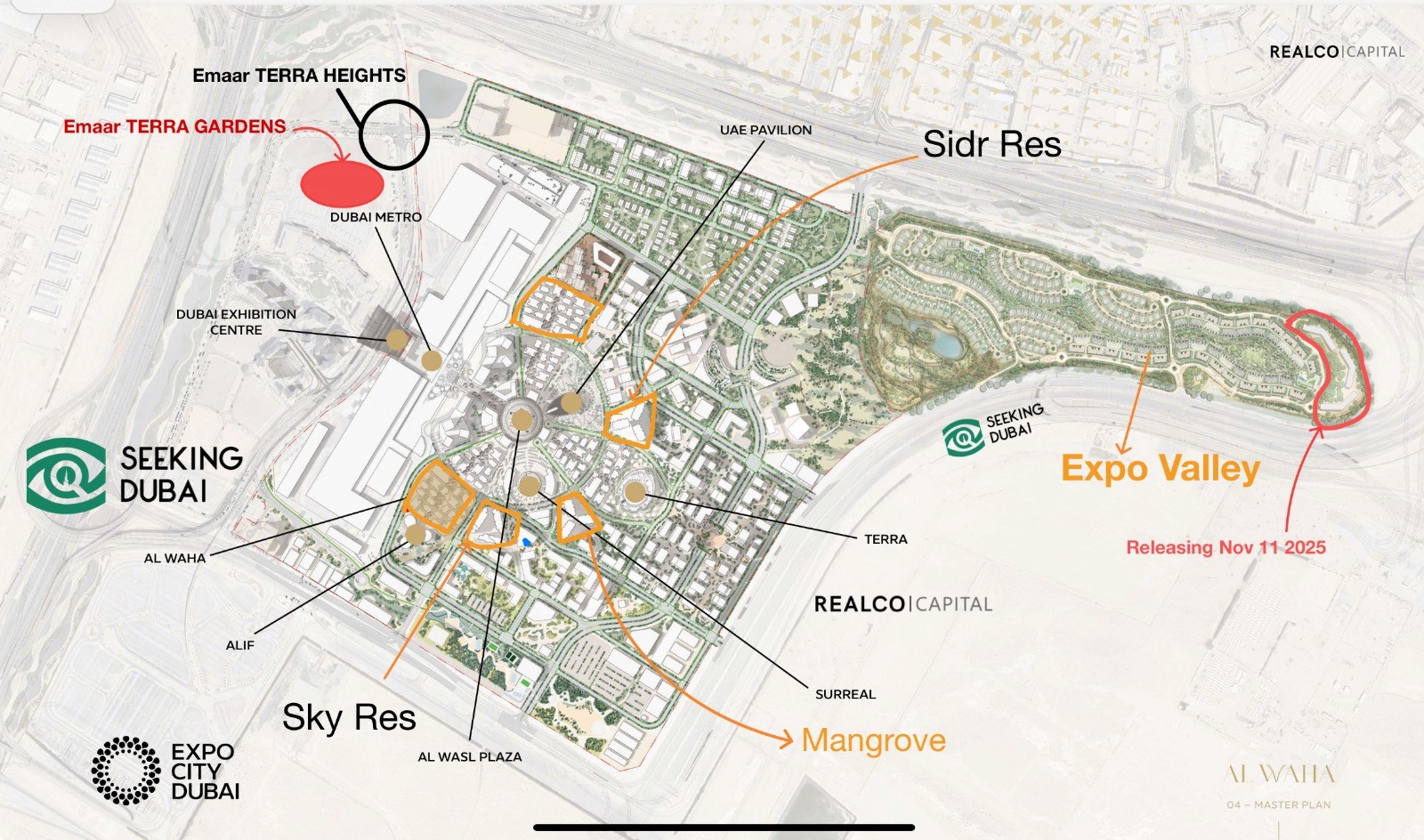 Updated Expo City Map
