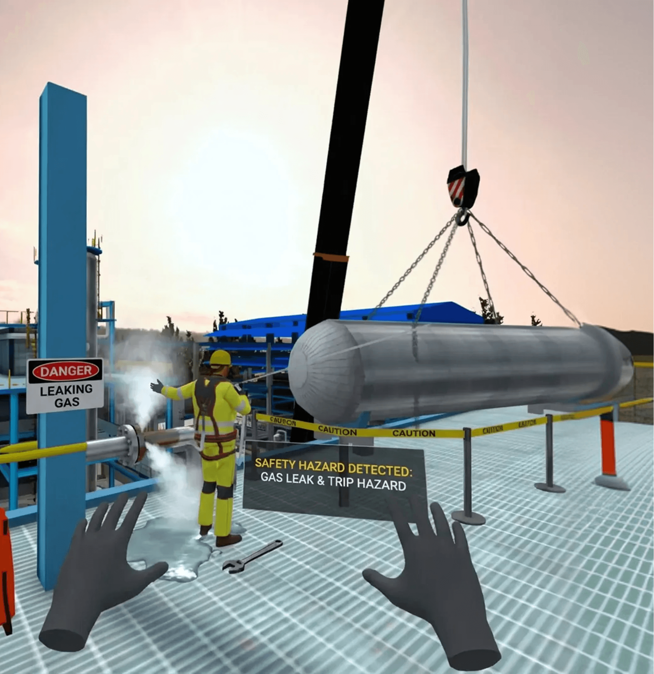 a man wearing a mask and holding a remote