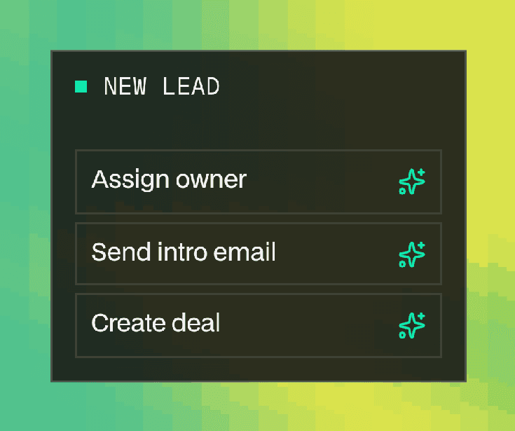 Gradient and new lead actions