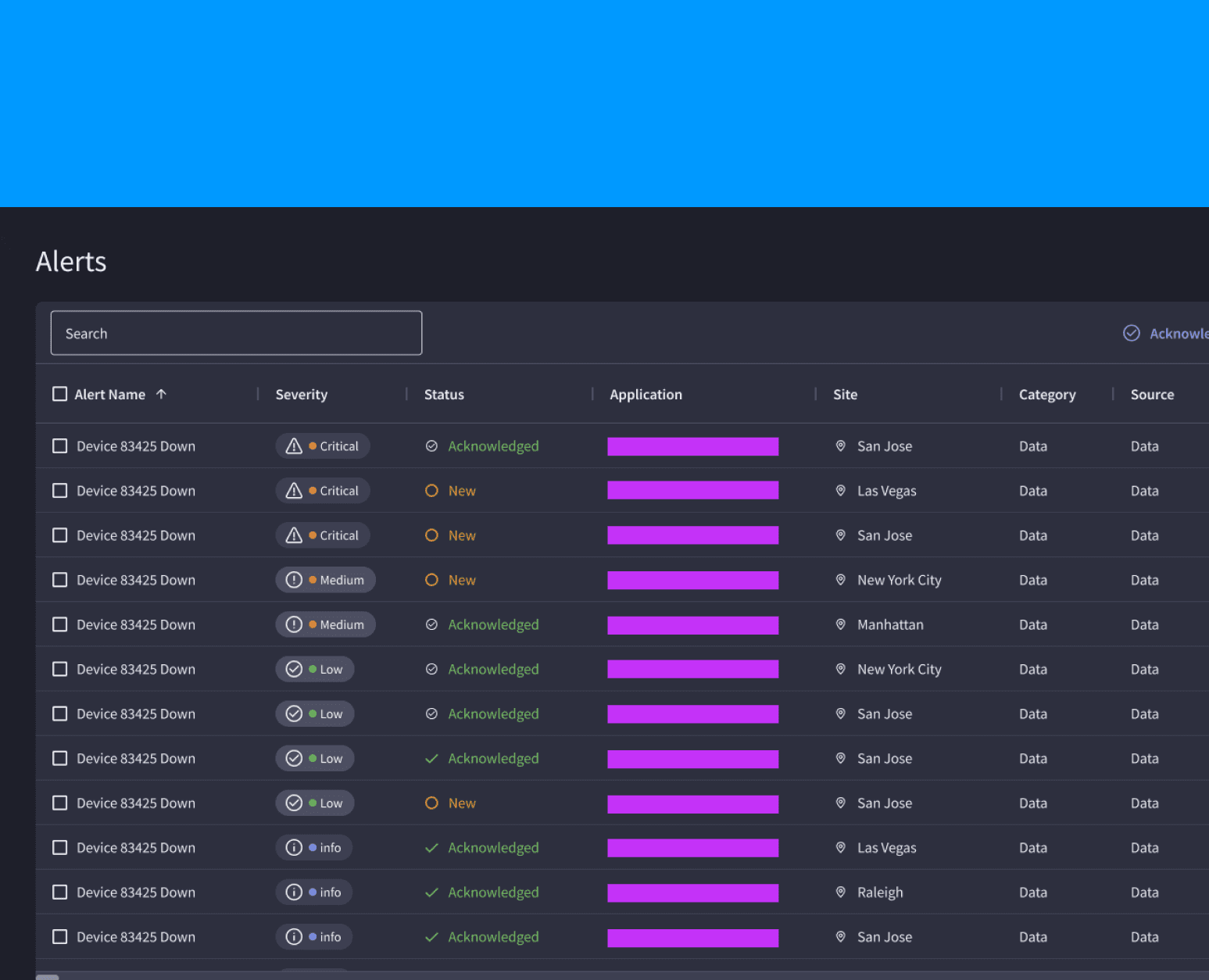 Network Admin Dashboard