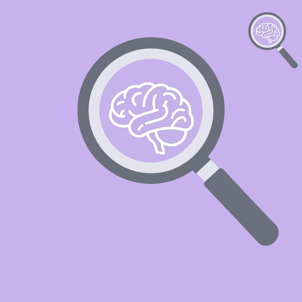 Magnifying glass focusing on business context and conversation history