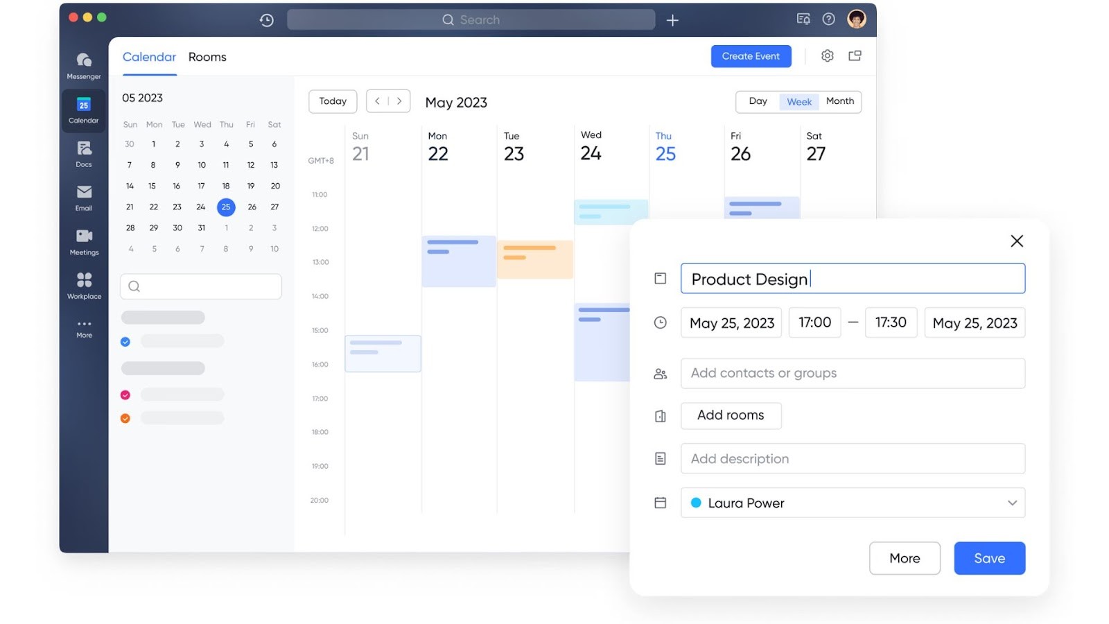 Lark Calendar's event scheduling and team calendar management
