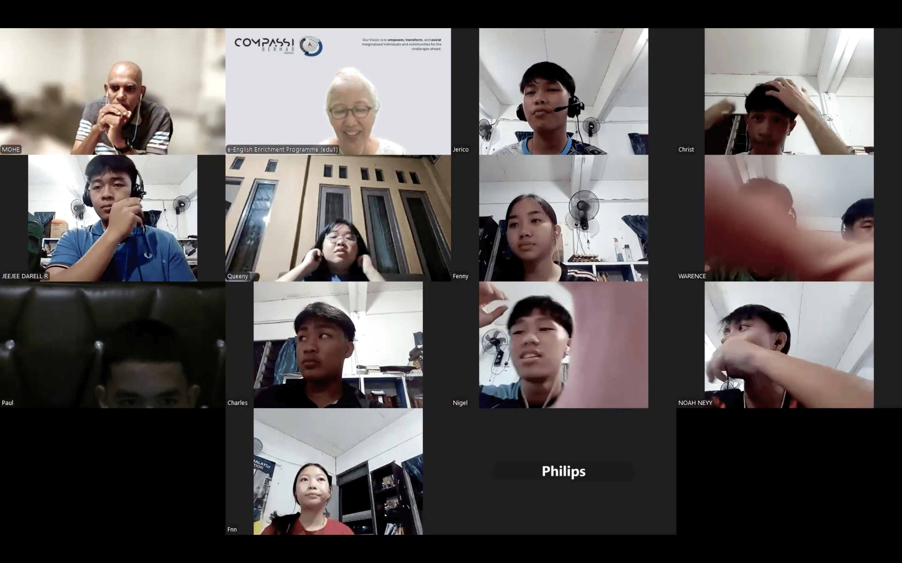 Sessions with students