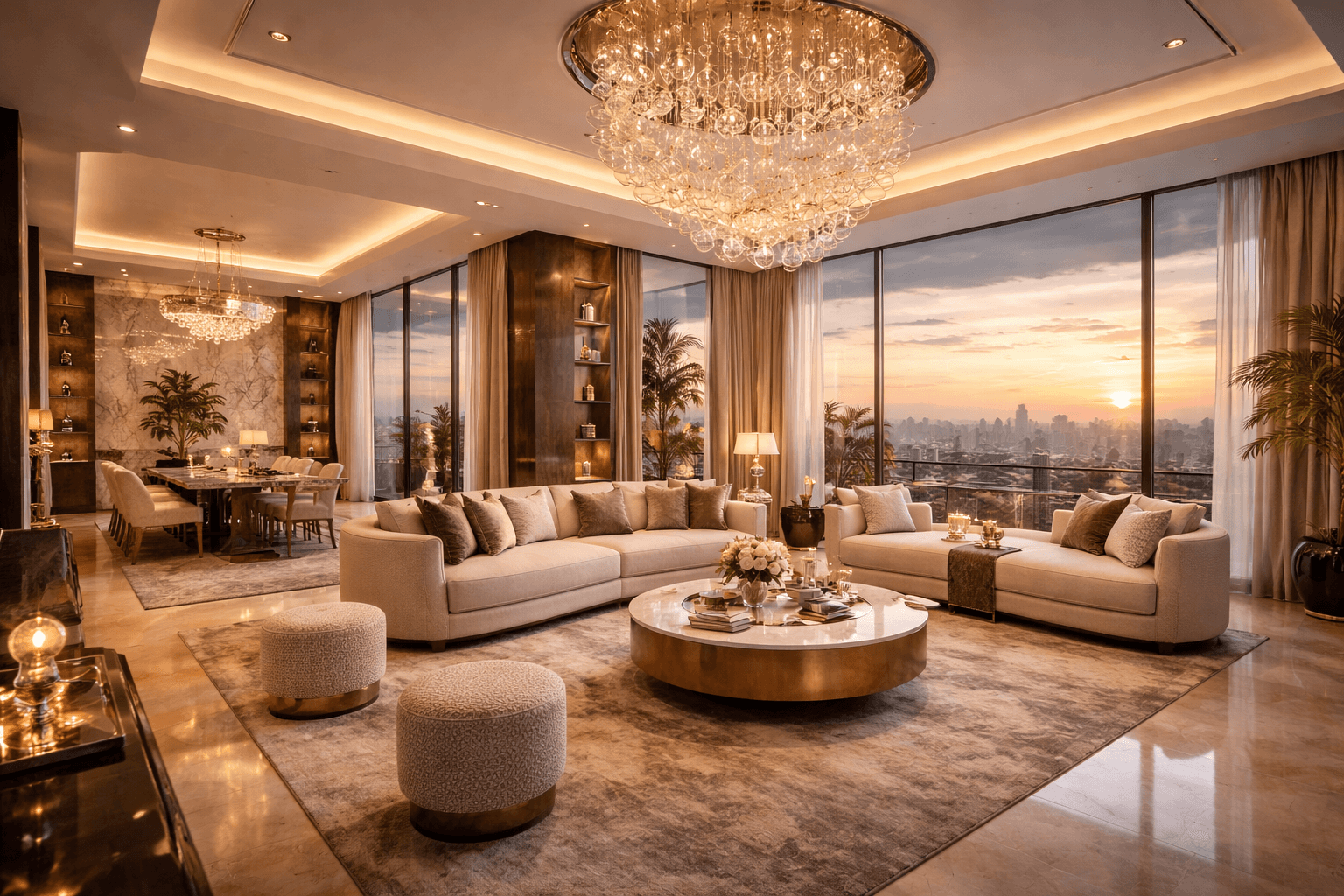 Premium bespoke interiors with elegant living spaces and luxury finishes in Sector 36–37, Panipat by M3M