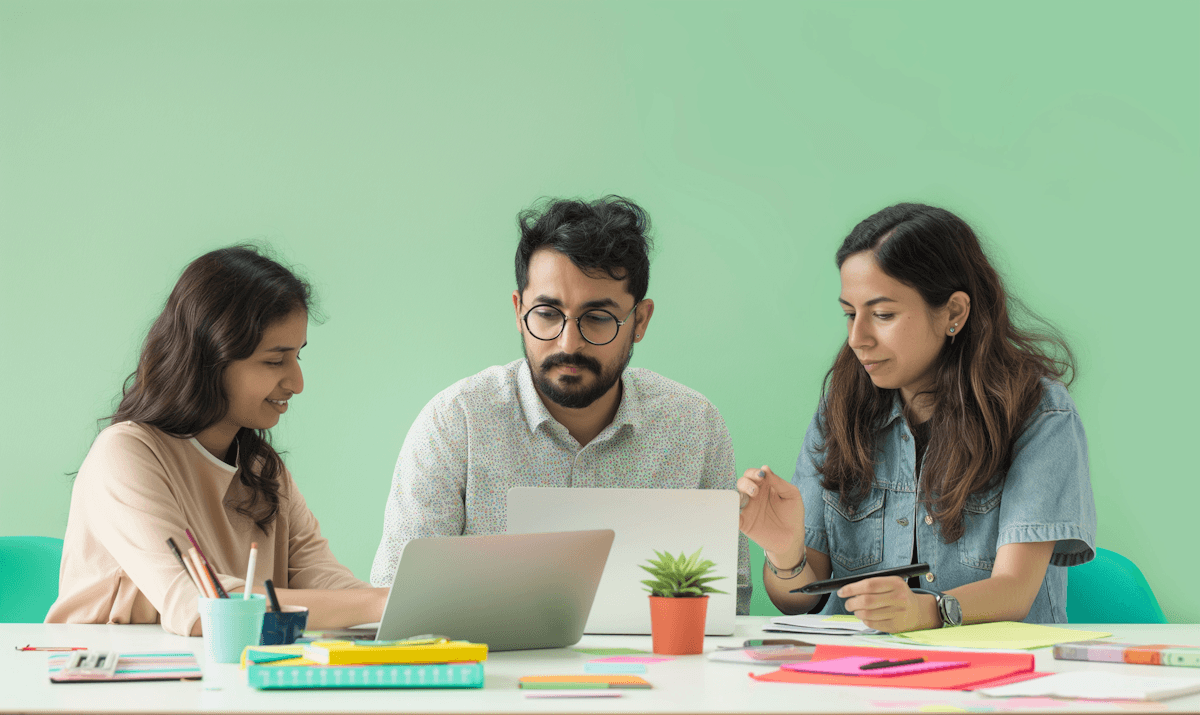 Group of people working