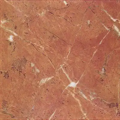 Rojo Corolito marble — natural stone swatch, Mosaiclegs Art Studio