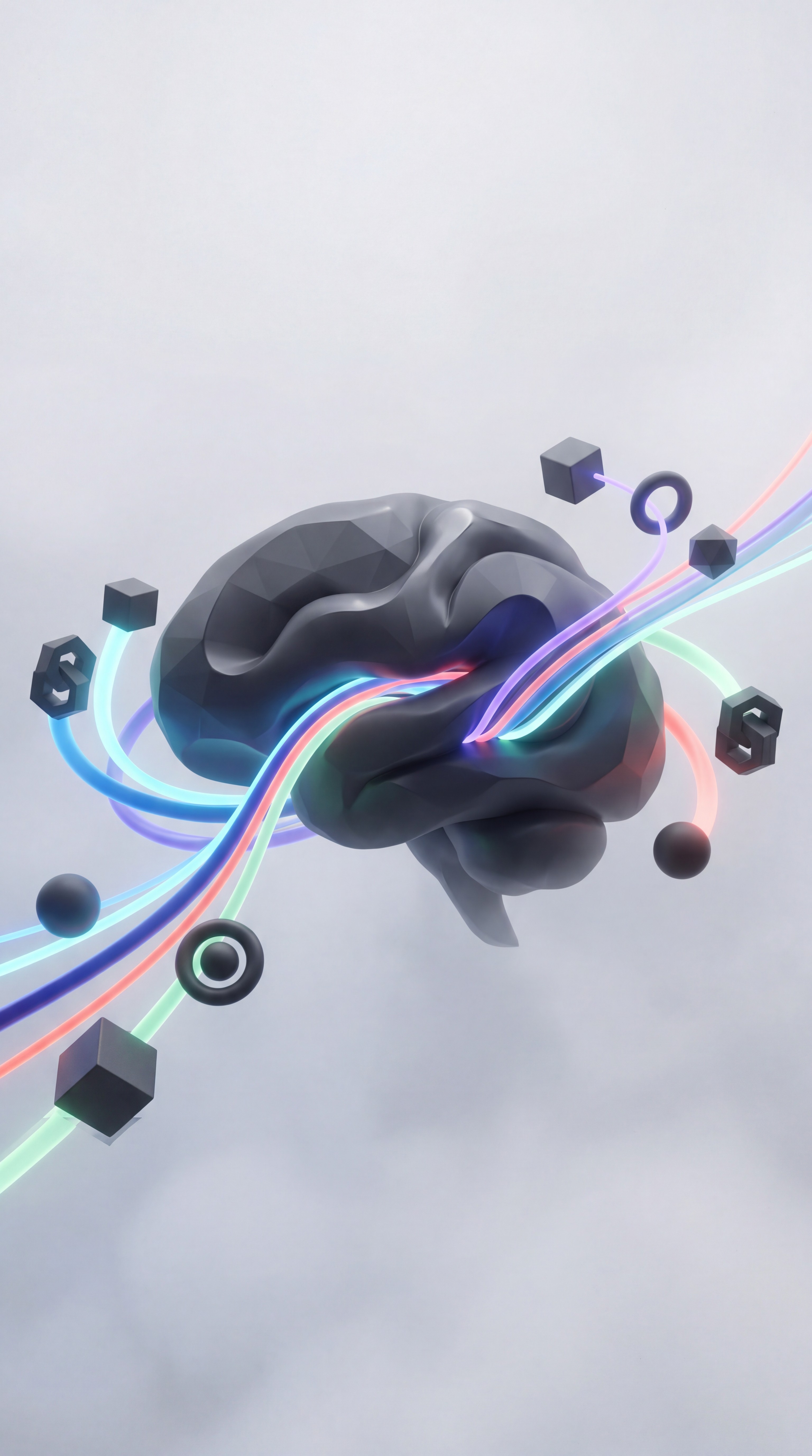 Two hands in an elegant gesture, one above the other, against a dark background