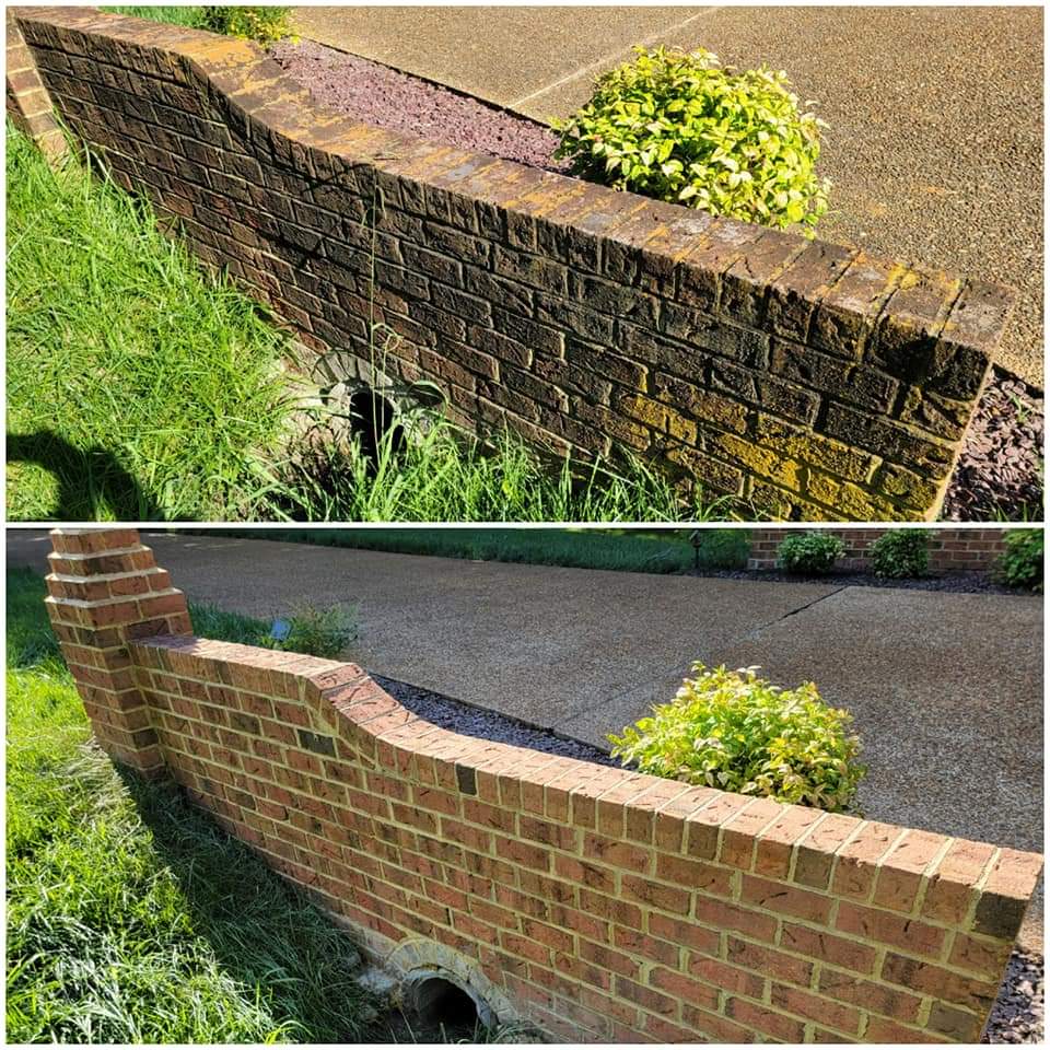 Cleaned brick