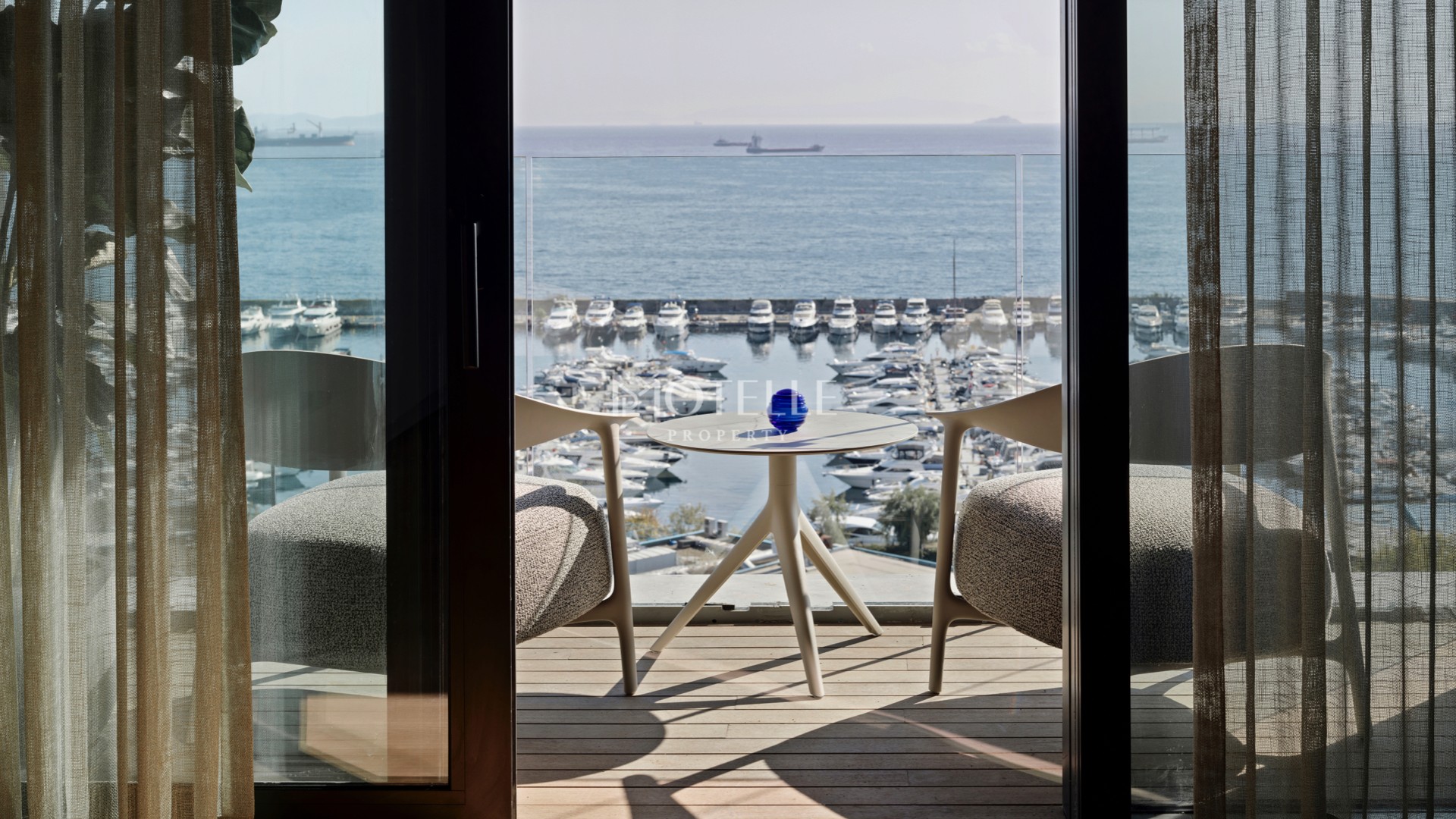 Luxury waterfront terrace in Marinada Residence Istanbul