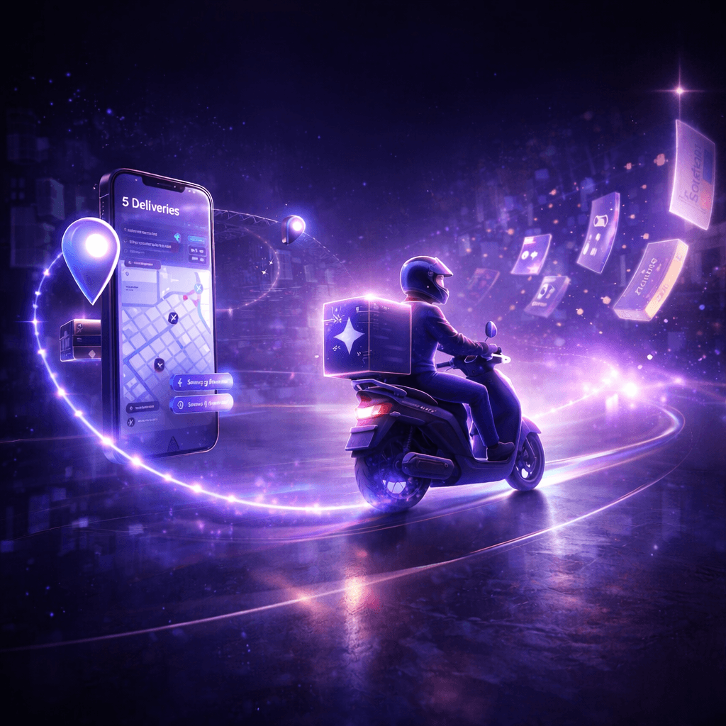 Dashboard showing MRR of $69,897 and 1206 active users with an upward trend graph.