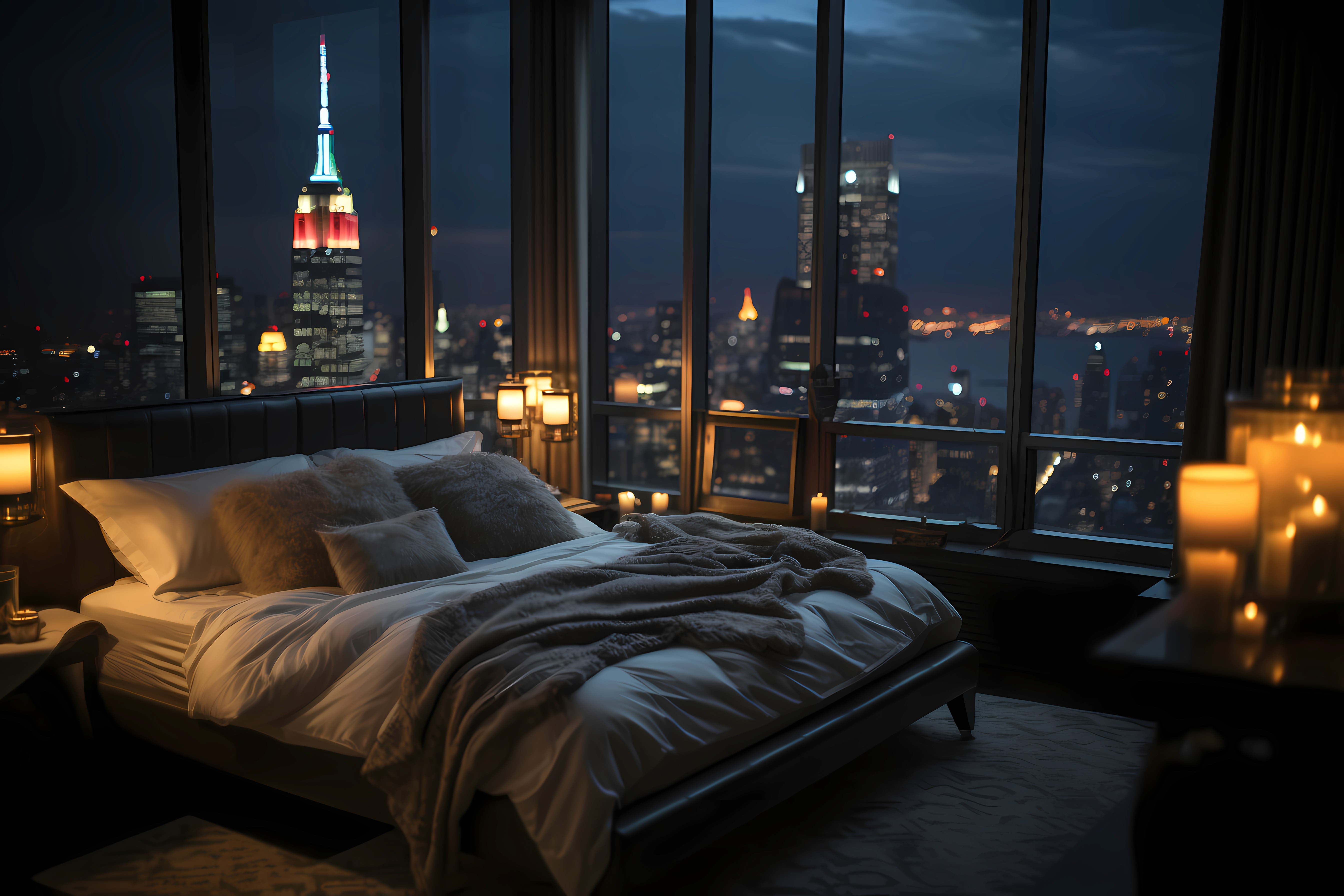 Landscape with a vineyard in rows leading to a building with a tower, rolling hills in the distance.