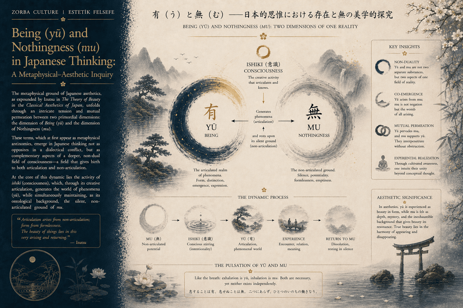 Being (yū) and Nothingness (mu) in Japanese Thinking: A Metaphysical-Aesthetic Inquiry
