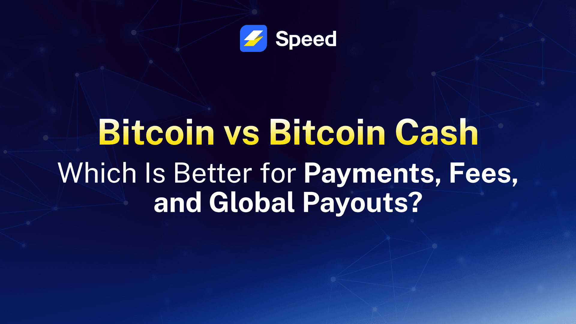 bitcoin vs. bitcoin cash