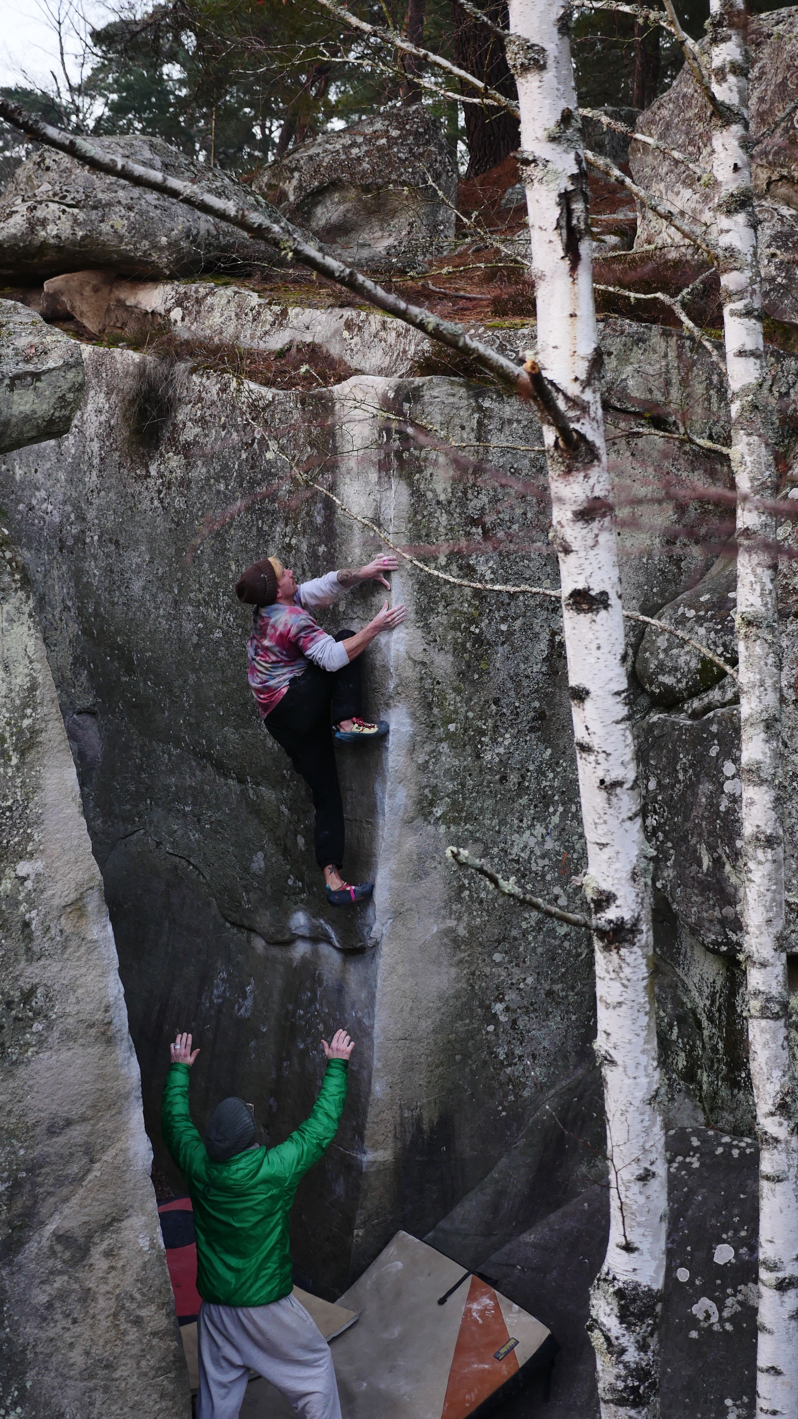 Fontainbleau Condition checker Boulder Outdoor
