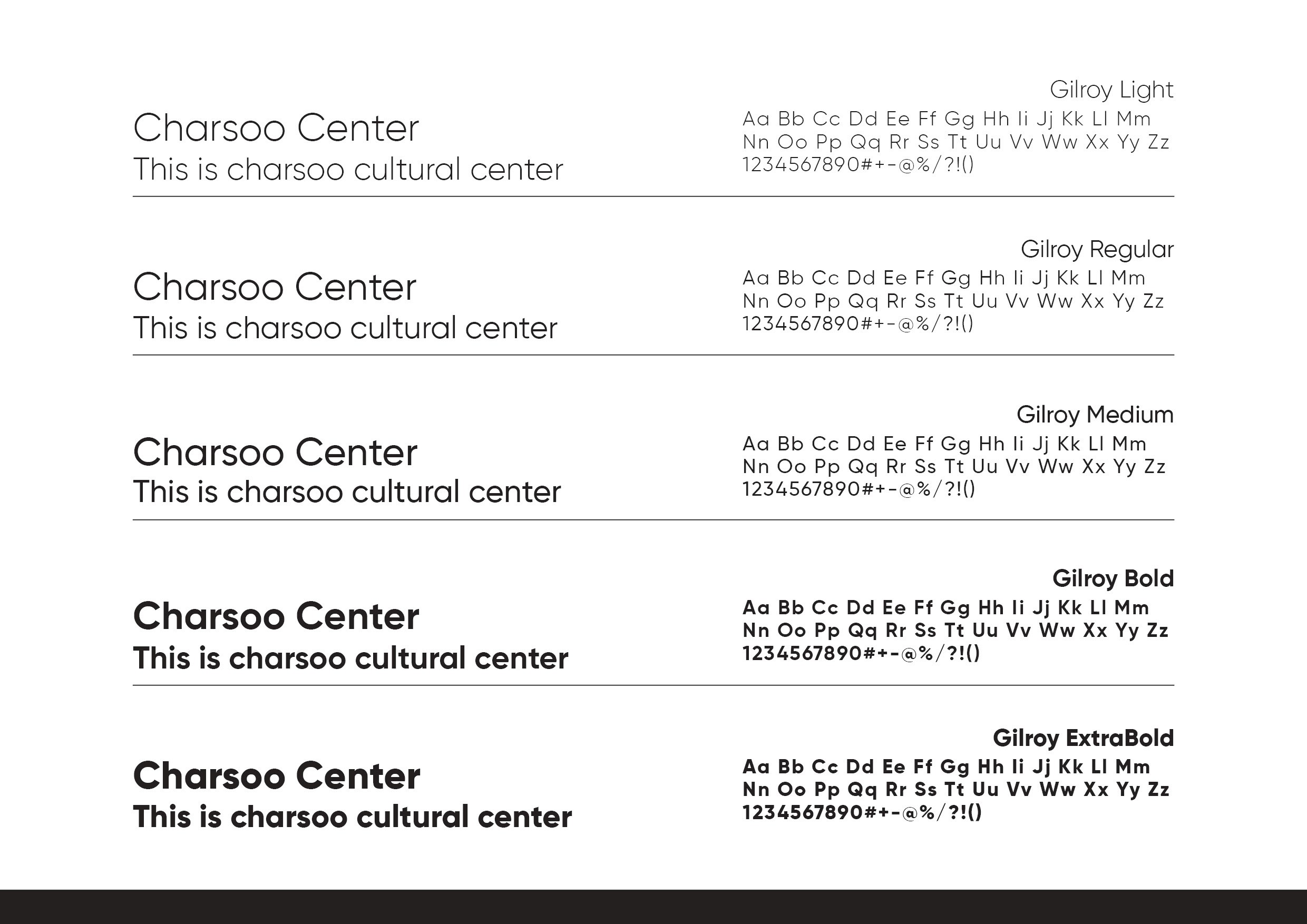 English typography