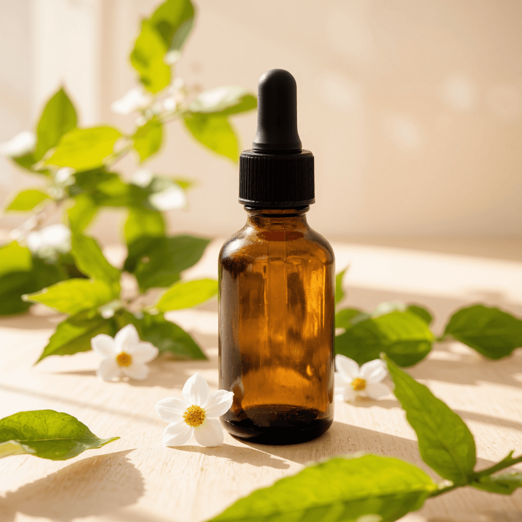 product photography of bottle of skincare product