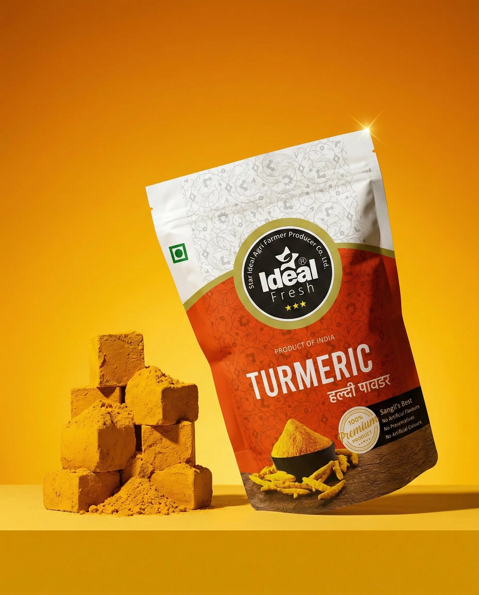 Ideal Agri Foods- Turmeric Powder Pouch