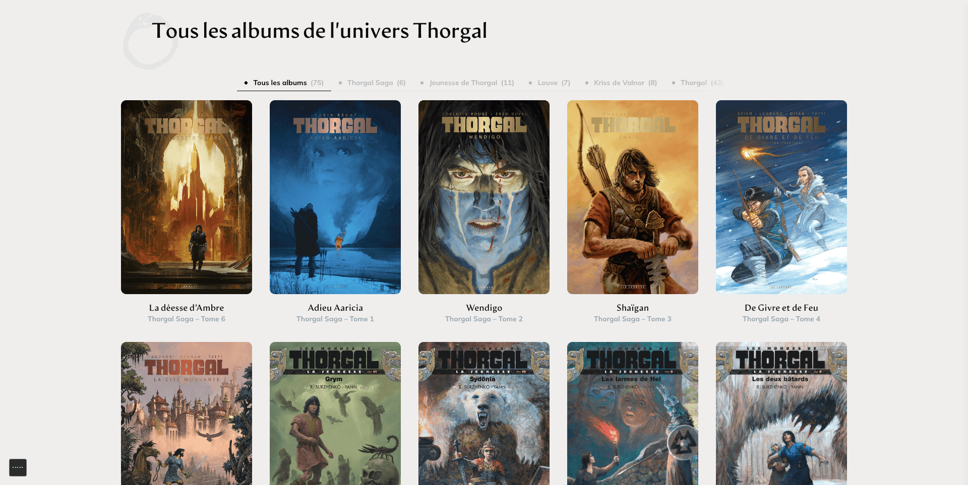 Thorgal | Screenshot - Desktop - grille