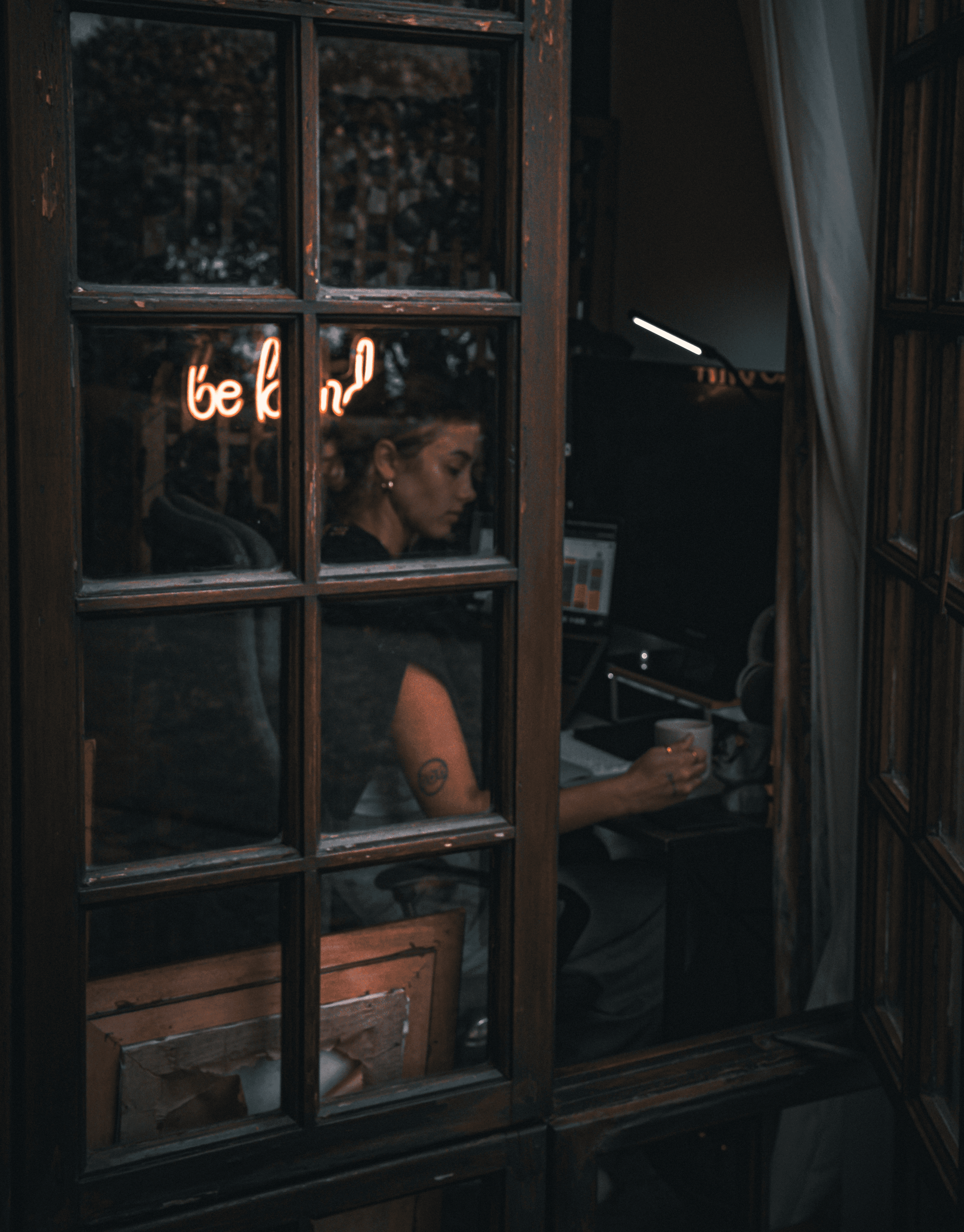 Michael Carter in a dark background