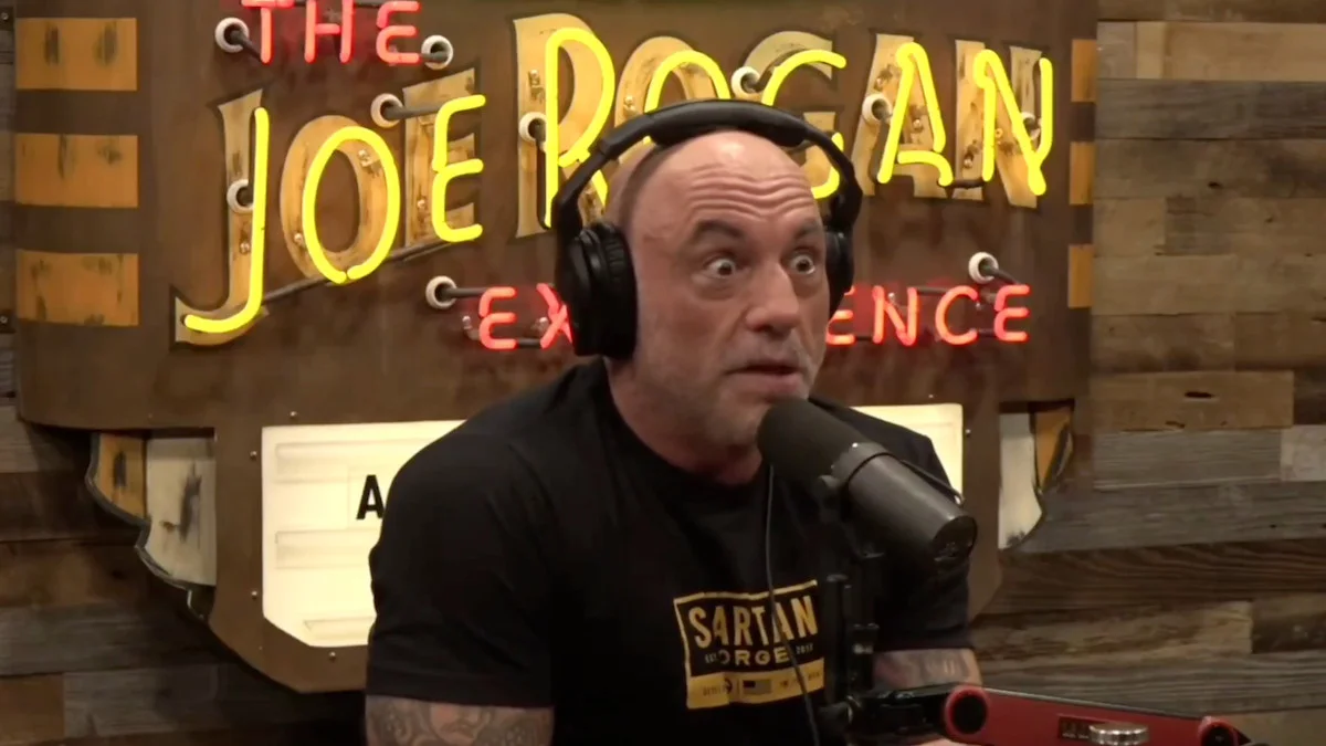 Joe Rogan podcasting