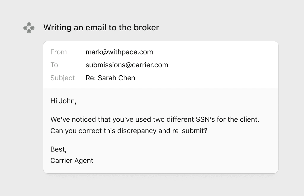 Policy servicing use cases