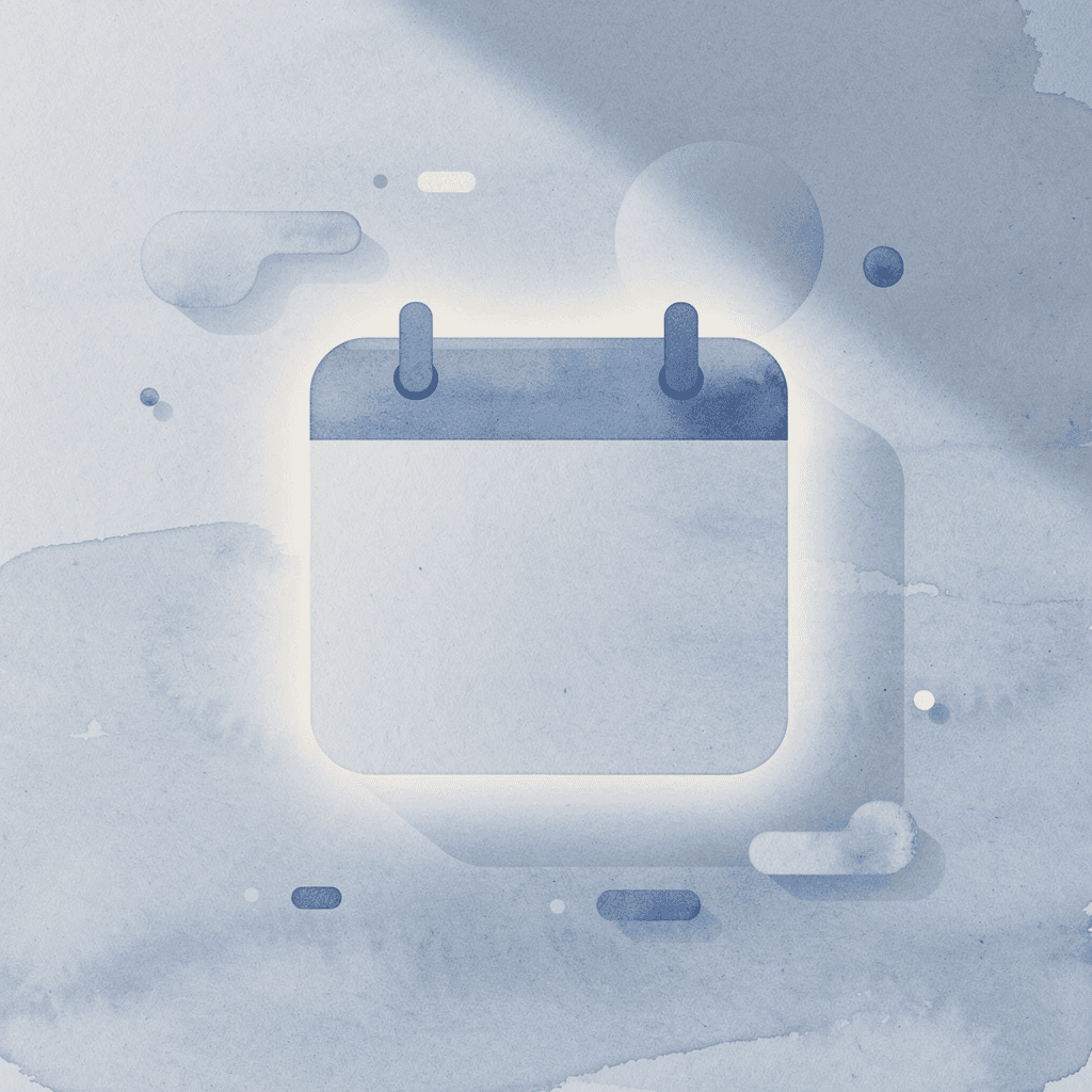 Calendar icon representing daily consistency in homeschooling