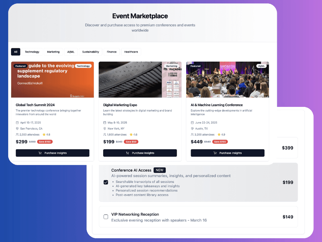 Conference AI Cliff Notes